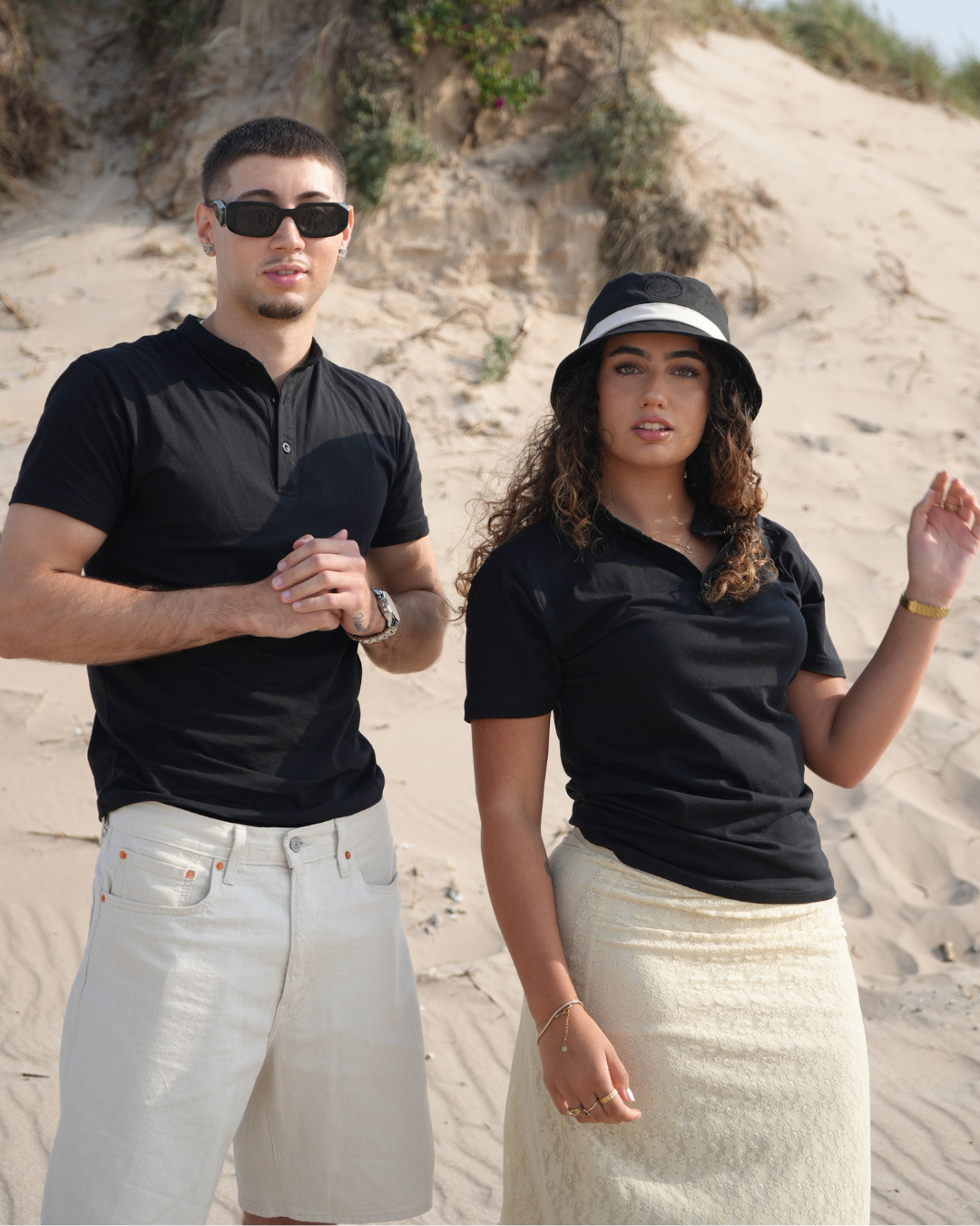 Lune Noire - Half Collar Tshirt